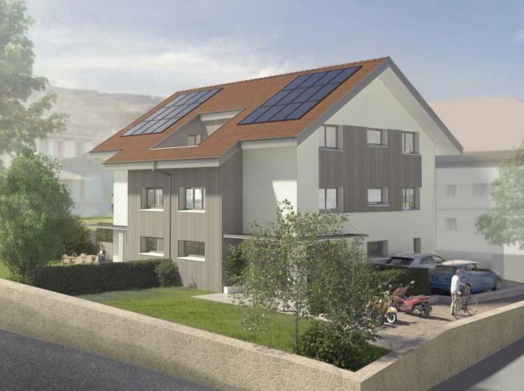 A saisir : Attique neuf de 118m2 avec dégagement sur le lac