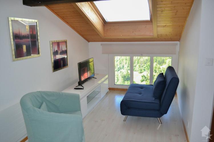 App. de 2,5 pièces de 42 m2 dans les combles avec vue sur les Alpes