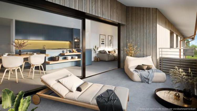 Magnifique appartement neuf de 3,5 pièces dans un cadre verdoyant