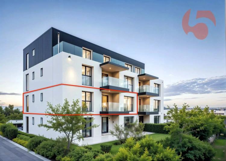 Schönes Apartment im 1. Stock in einem modernen Gebäude mit klaren Linien!