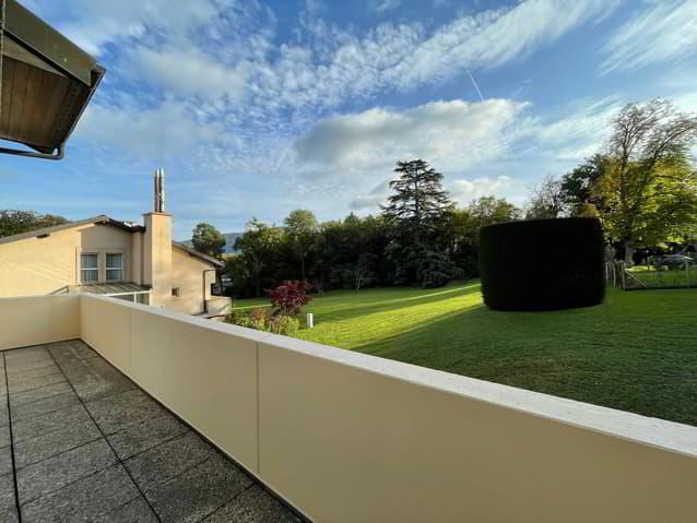 Conches, vue sur le parc de 30'000 m2, magnifique appartement duplex...