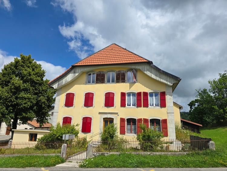 Charmantes Dorfhaus mit 2 Wohnungen, 2 Garagen, einer Scheune und mehreren Nebengebäuden