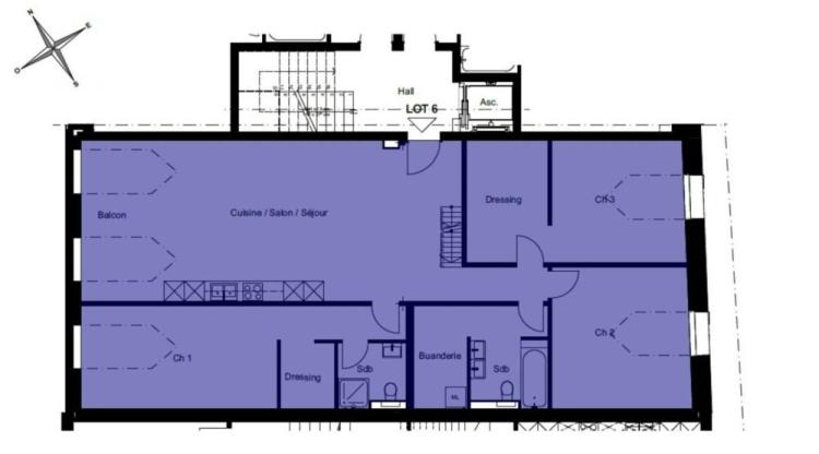 Duplex neuf 4.5 pièces avec gatelas
