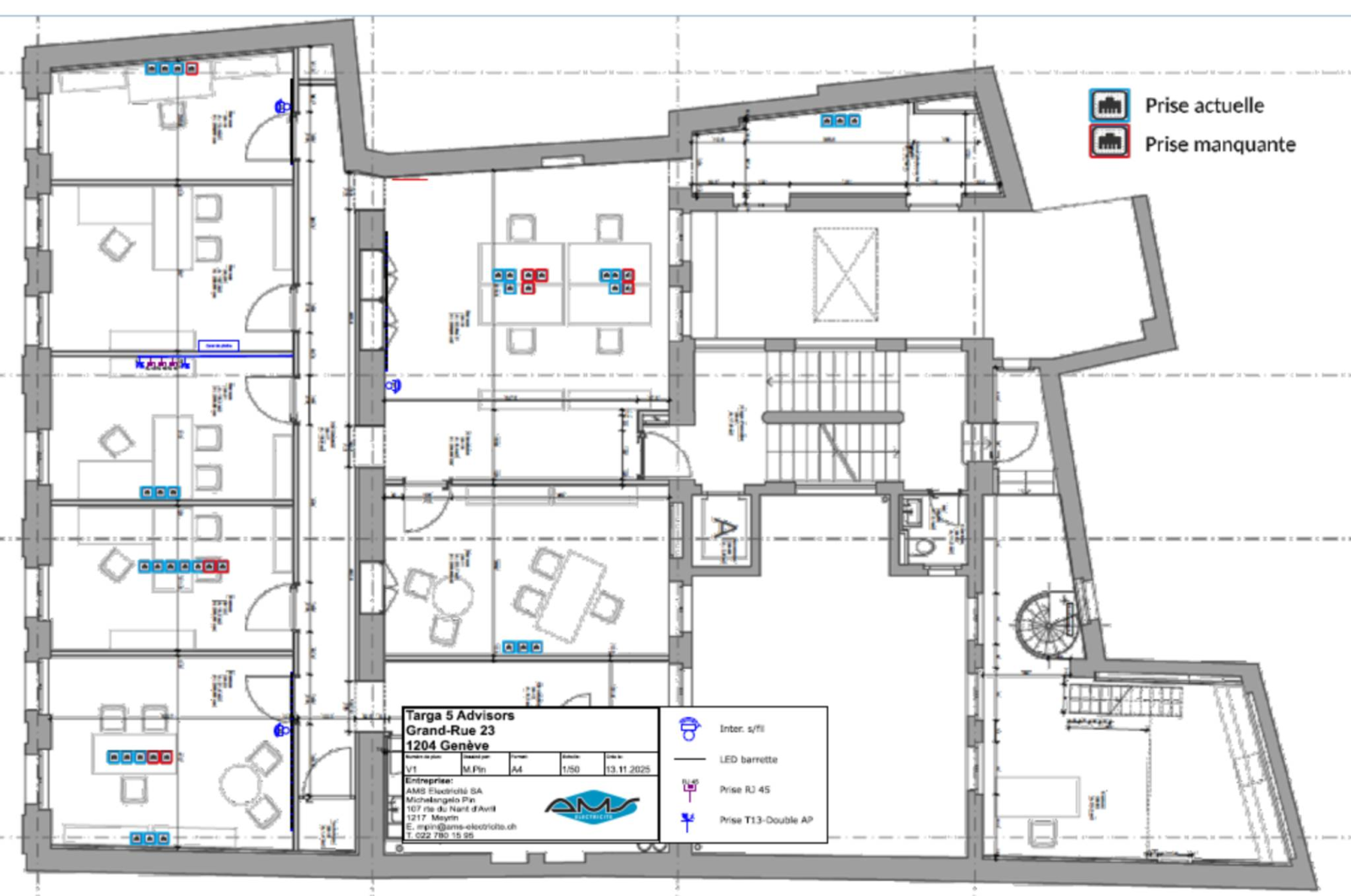Vieille-Ville - bureaux de 211m2