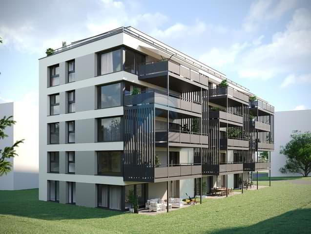 APPARTEMENT NEUF DE 5.5 REZ-DE-CHAUSSÉE AVEC TERRASSE ET JARDIN