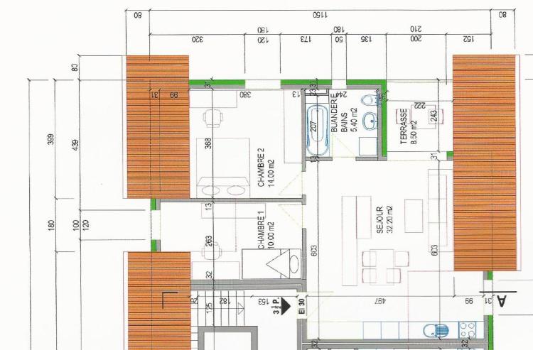 Appartement de 3.5 pièces avec balcon à Belmont-Broye entièrement rénové