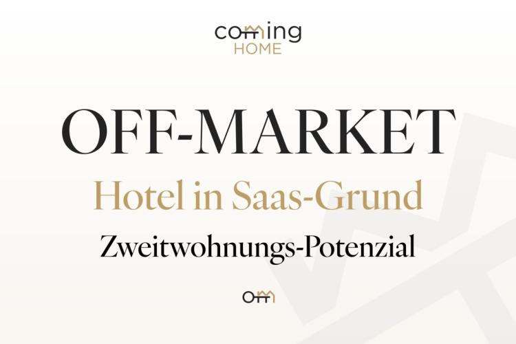 Seltenes Entwicklungsobjekt in Saas-Grund mit bewilligten Zweitwohnungen