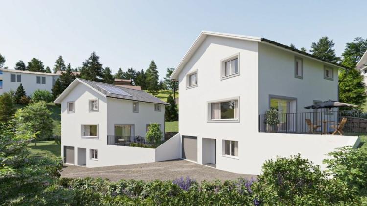 Deux nouvelles villas neuves de 5.5 pces sur les hauteurs du Locle