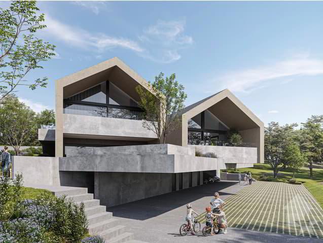 Attique 3.5 pièces à l'architecture moderne et épurée