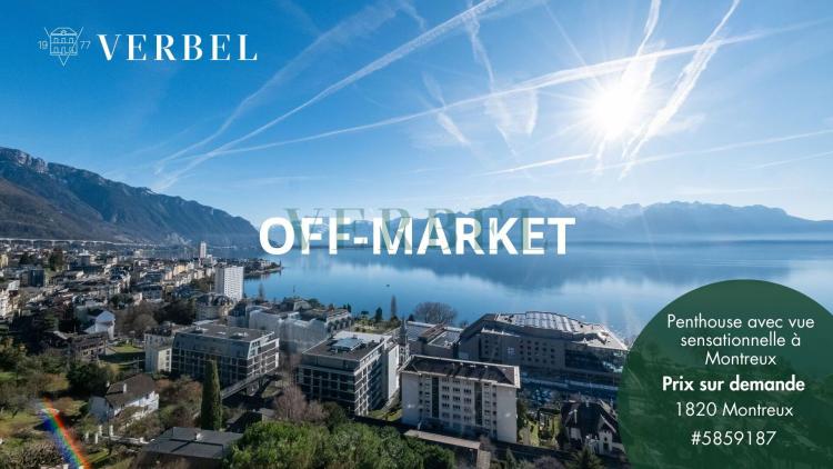 Penthouse avec vue sensationnelle à Montreux