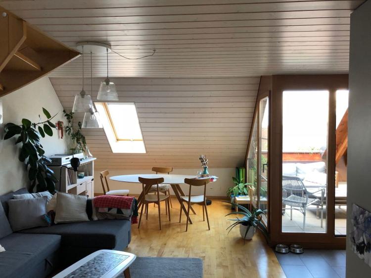 Charmant appartement de 3,5 pièces avec mezzanine et deux balcons