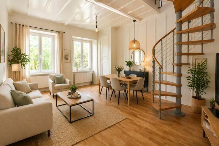Chaleureux duplex de 3.5 pièces