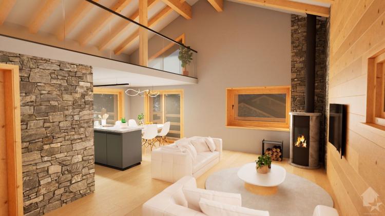 3 chalets d'exceptions à construire dans un écoquartier à La Tzoumaz