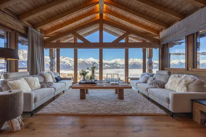 Location à la semaine : Magnifique chalet en vieux bois avec vue...
