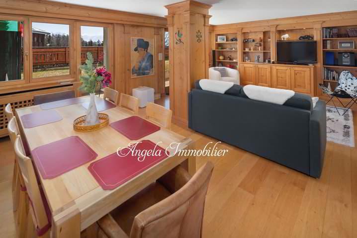 Luxurious 2-room terrace apartment with pool in Crans-Montana