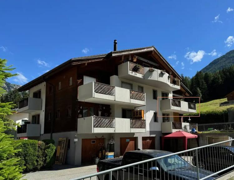 Entzückende 3.5-Zimmer-Wohnung mit Blick aufs Breithorn