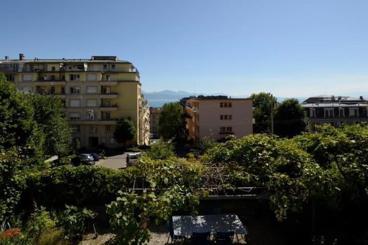Magnifique duplex de 4,5 pièces avec vue et jardin à coeur de Lausanne