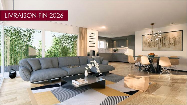 Nouvelle promotion - 3.5 pièces NEUF dans petite PPE de 3 logements