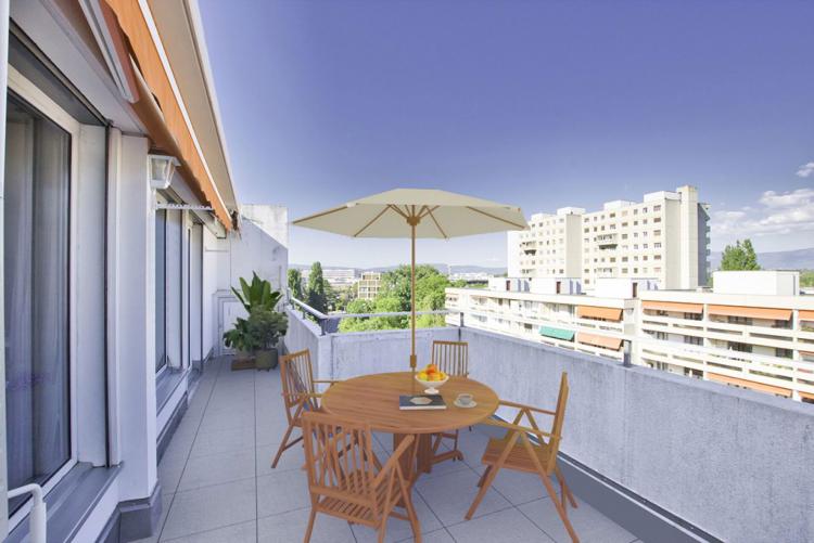 Attique de 5.5 pièces avec terrasses de 30 m2