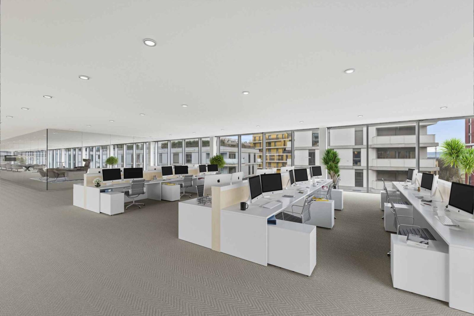 Bureaux d’exception au cœur du Quartier de l’Étang – jusqu’à 1’600 m² divisibles
