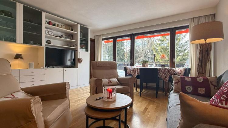 Appartement 2.5 pièces & parking en plein centre de Crans-Montana