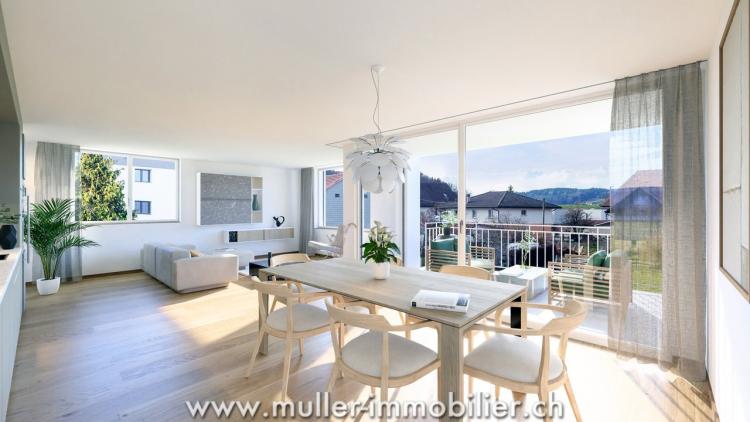 Apartment for sale, Route de Romont 1 (Ursy, Switzerland)