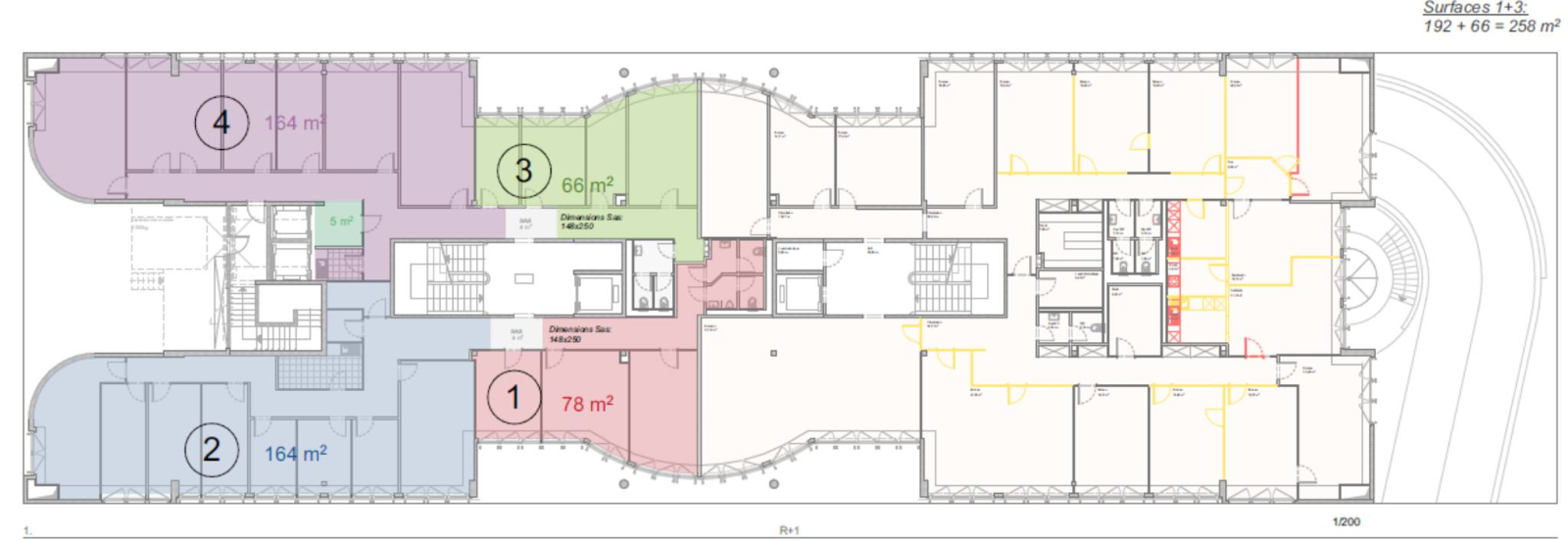 Bureaux 480m2 lumineux à proximité de l'aéroport et de la Place des Nations
