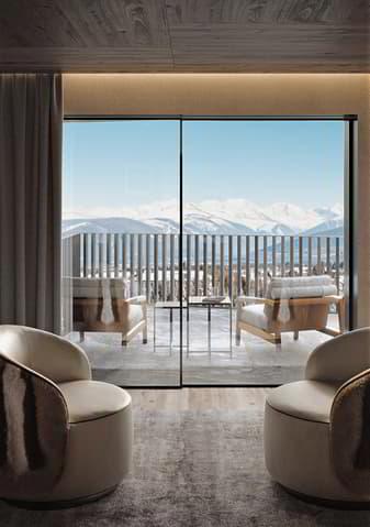Résidences FENDI - Appartement de luxe au 1er, exposition est (P12)