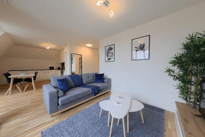 Charming 1-bed furnished apartment with balcony in Lausanne