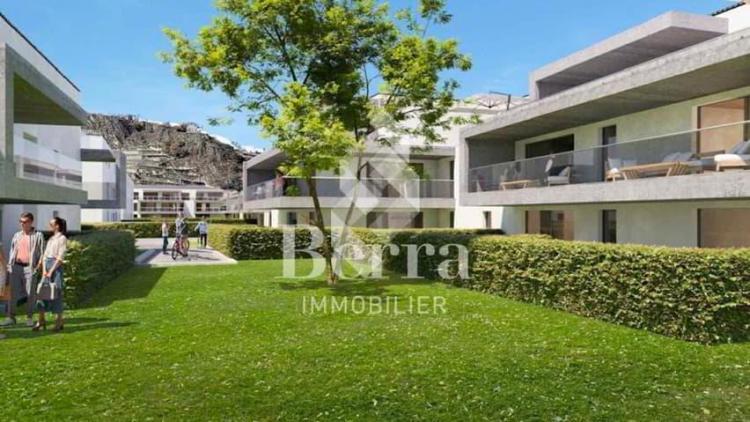 3,5 pièces en rez-de-jardin orienté Sud-Ouest
