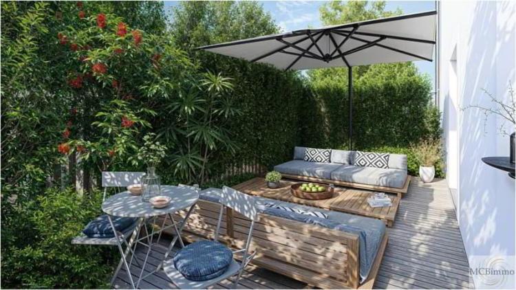 En construction, 4.5 pièces avec terrasse et pelouse