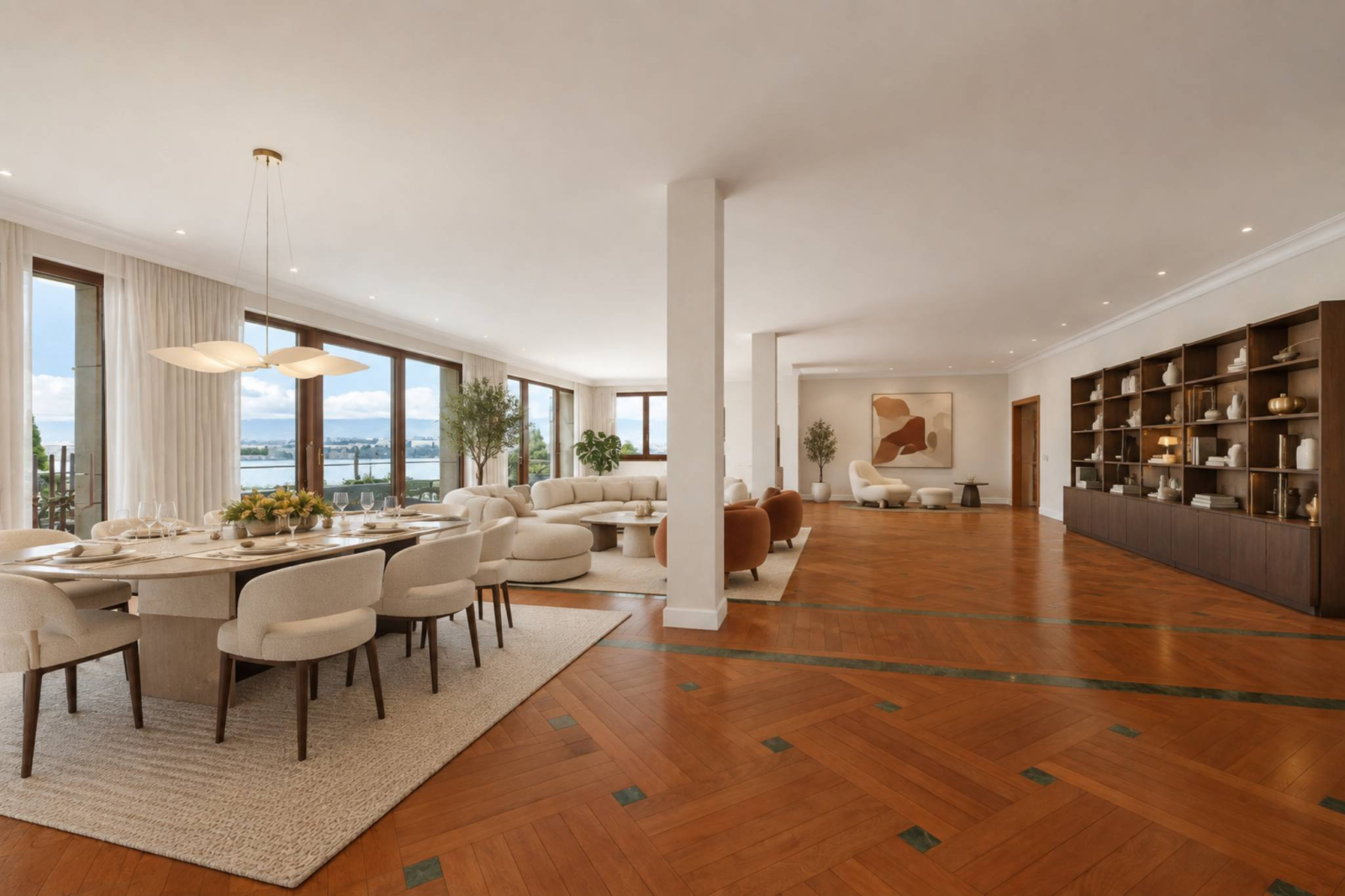 Magnifique appartement avec terrasse surplombant le lac