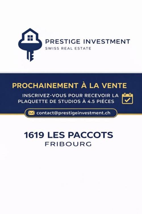 Apartment for sale, Route des Paccots (Châtel-Saint-Denis, Switzerland)