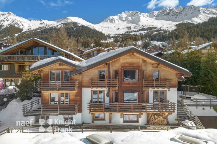 Chalet avec indépendance pour invités, à deux pas du centre de Verbier.