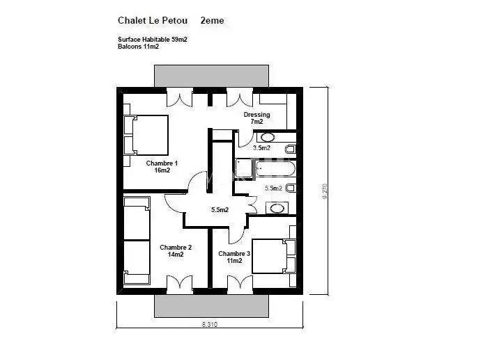 Luxueux chalet au cœur du village