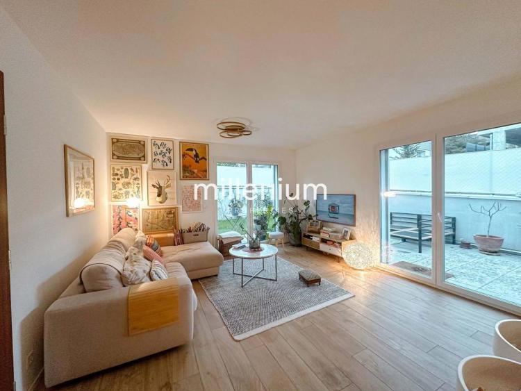 En rez de jardin appartement meublé au Grand Lancy