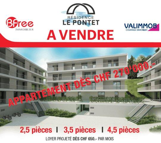 2108 Couvet/NE Nouveau "Le Pontet" / Appartements neuf en PPE 2,5 -...
