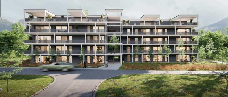 Idyllisches Wohnambiente in Aproz: Ihre 3.5-Zimmer-Neubauwohnung zwischen Natur und Stadt