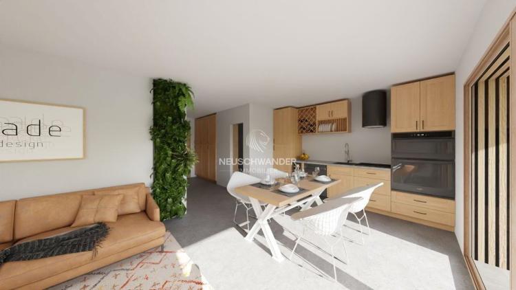 À vendre au rez appartement neuf de 2.5 pièces à Rocourt