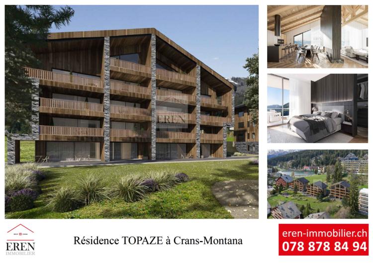Résidence TOPAZE au coeur de Crans-Montana - Appartements neufs à vendre