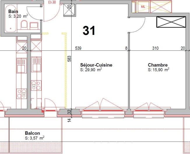 Apartment for rent, Av, de la Perrausaz 94 (La Tour-de-Peilz, Switzerland)