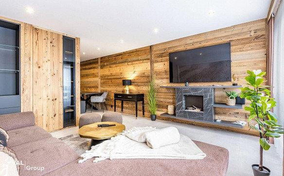 Appartement moderne avec ambiance alpine