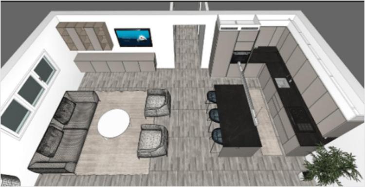 4.5 pièces de 120m2 dans un immeuble neuf
