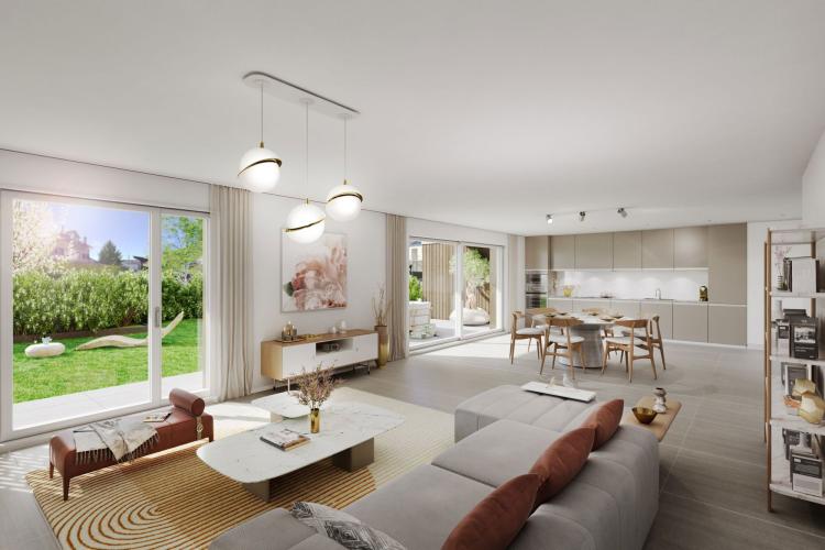 A VENDRE SUR PLANS APPARTEMENT 2,5 PCES (61 M2 PPE) AU 2EME ETAGE