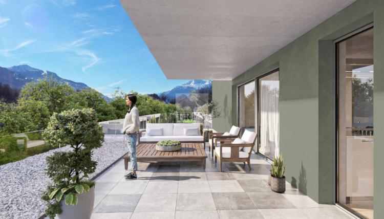 Superbe attique 2,5 pièces neuf avec grande terrasse de 90 m2
