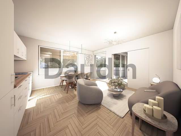 Appartement THPE sur plan de 3 pièces avec balcon