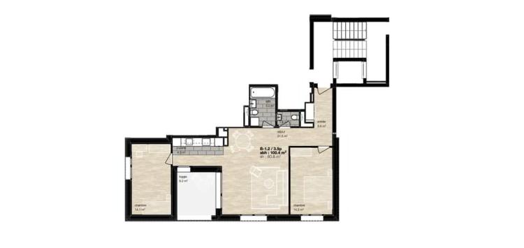 Location à l'année: appartement neuf au coeur du village de Montana